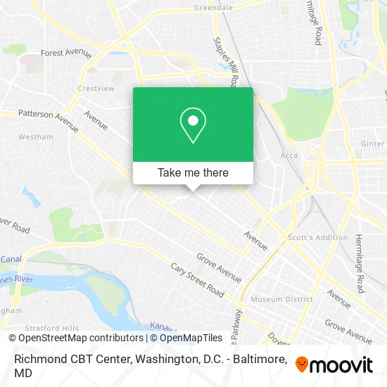 Richmond CBT Center map