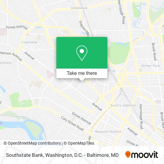 Southstate Bank map