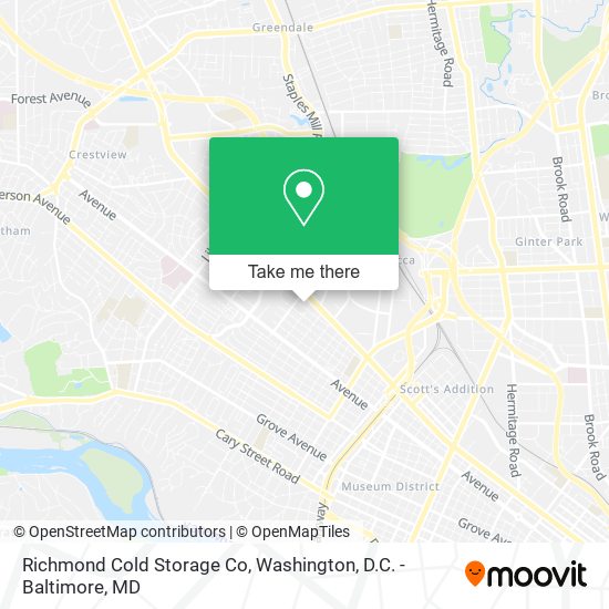 Richmond Cold Storage Co map