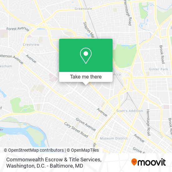 Commonwealth Escrow & Title Services map