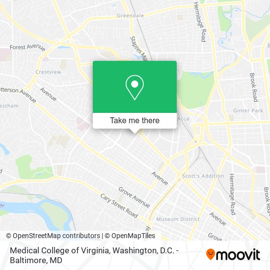 Medical College of Virginia map