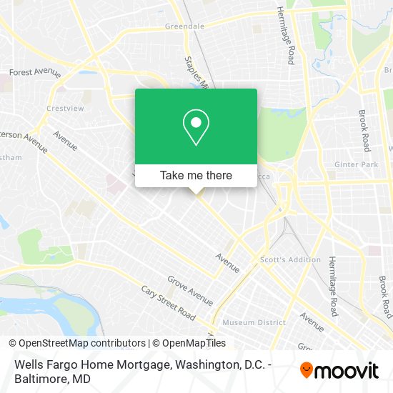 Wells Fargo Home Mortgage map