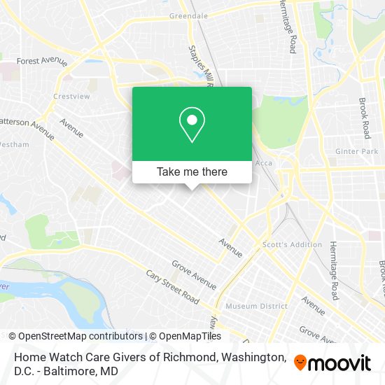 Mapa de Home Watch Care Givers of Richmond
