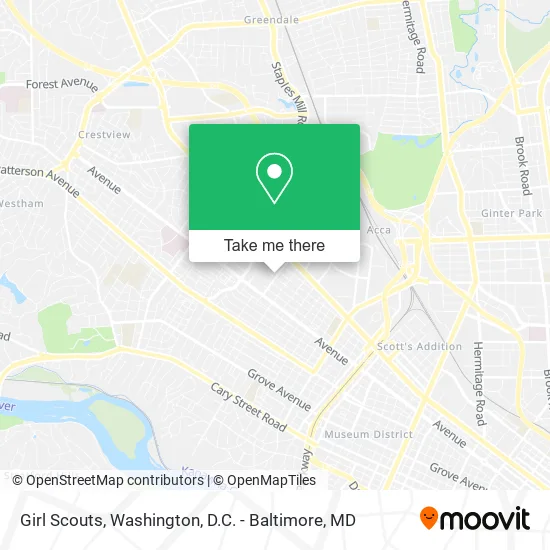 Girl Scouts map