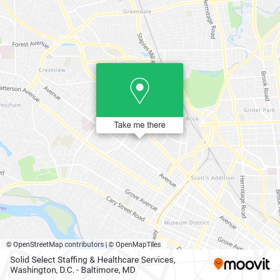 Solid Select Staffing & Healthcare Services map