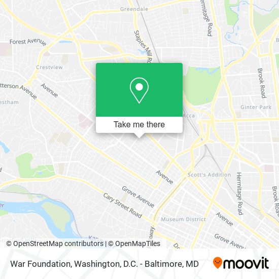 Mapa de War Foundation