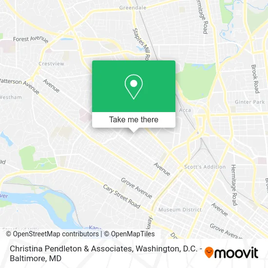 Christina Pendleton & Associates map