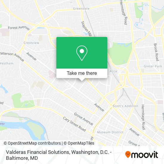 Valderas Financial Solutions map