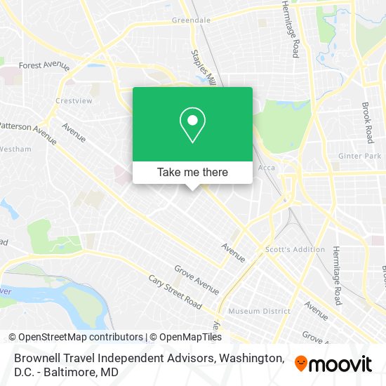 Brownell Travel Independent Advisors map