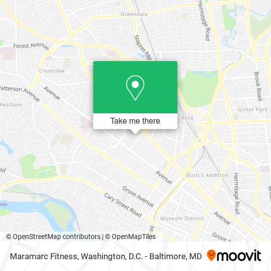 Mapa de Maramarc Fitness