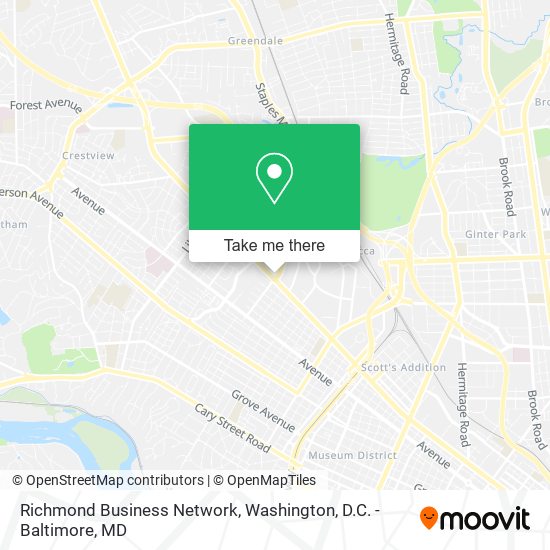 Mapa de Richmond Business Network