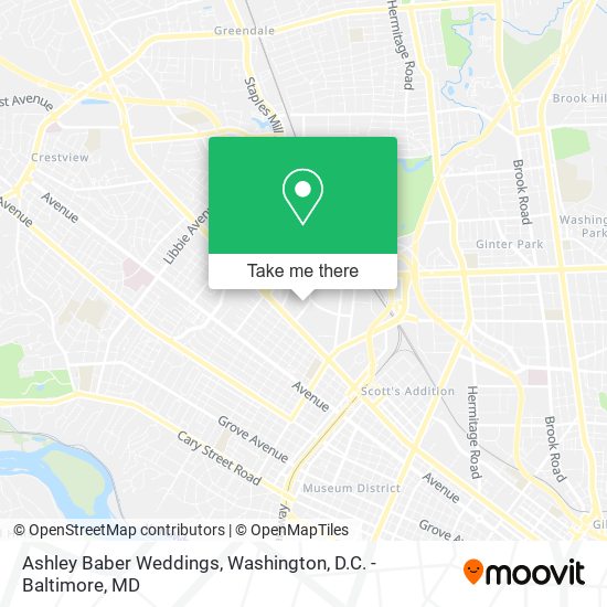 Ashley Baber Weddings map