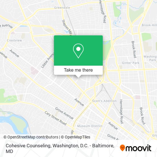 Cohesive Counseling map