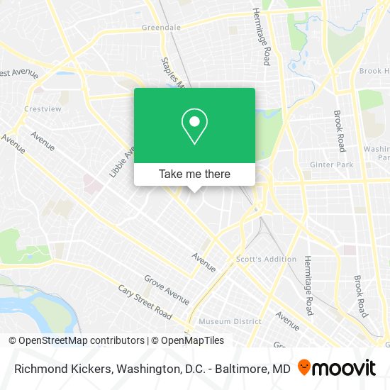 Richmond Kickers map