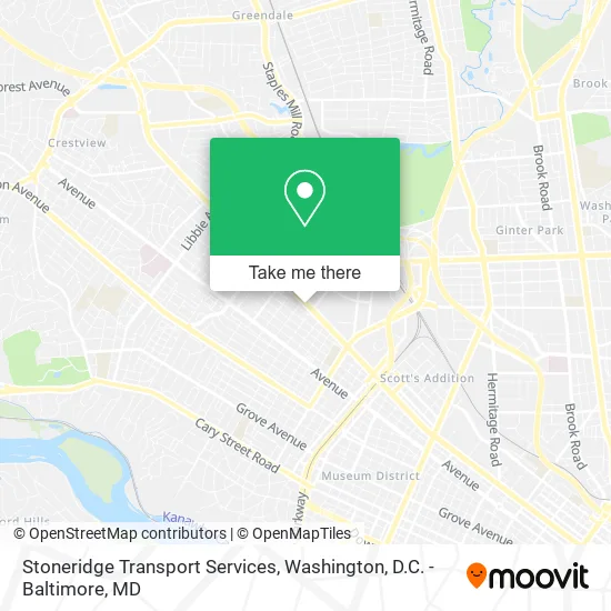Stoneridge Transport Services map