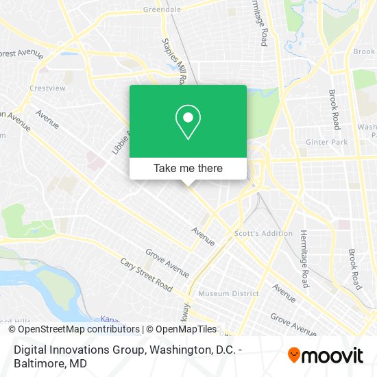 Digital Innovations Group map