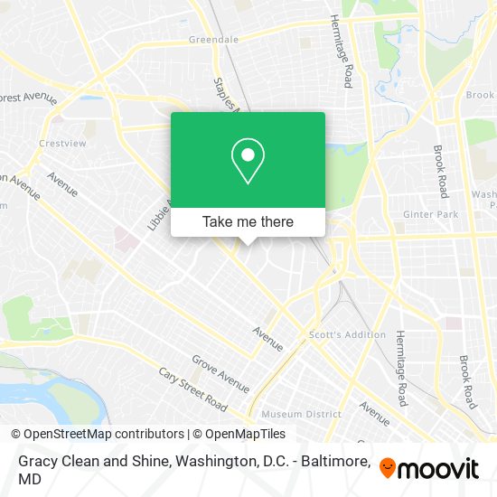 Gracy Clean and Shine map