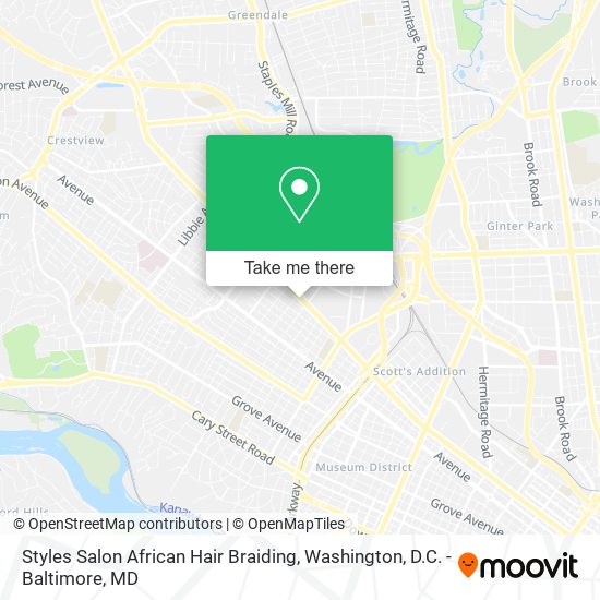 Styles Salon African Hair Braiding map