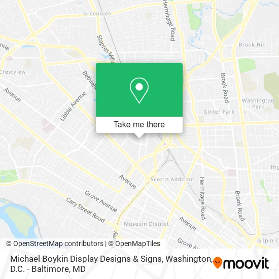 Mapa de Michael Boykin Display Designs & Signs