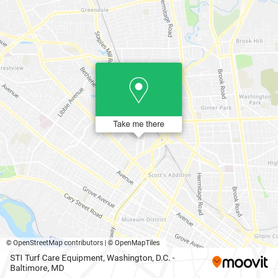 STI Turf Care Equipment map