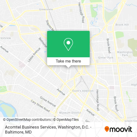 Acomtel Business Services map
