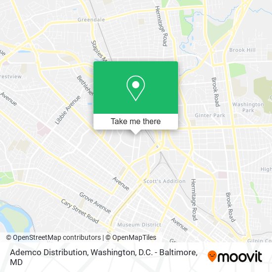 Ademco Distribution map