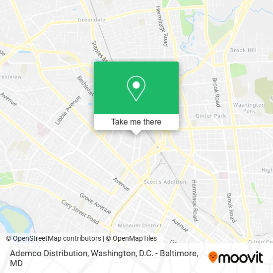 Ademco Distribution map
