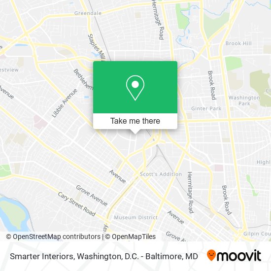 Smarter Interiors map