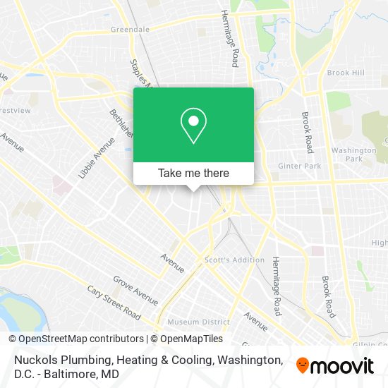 Mapa de Nuckols Plumbing, Heating & Cooling