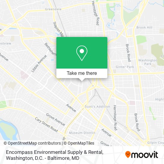 Mapa de Encompass Environmental Supply & Rental
