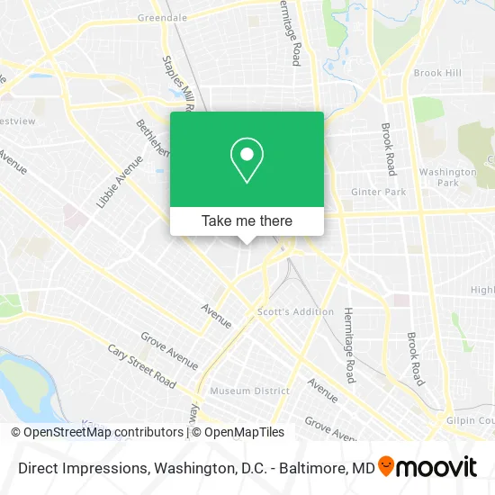 Direct Impressions map