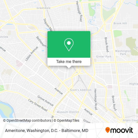 Ameritone map