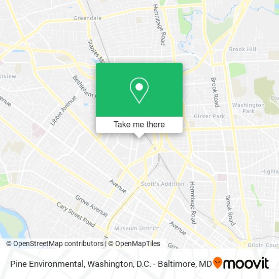 Pine Environmental map