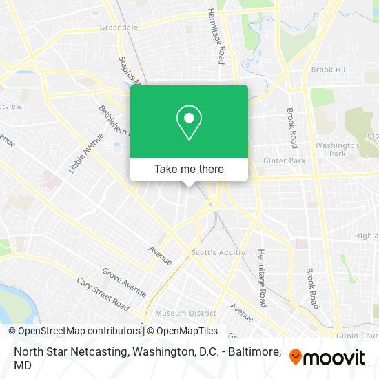 North Star Netcasting map