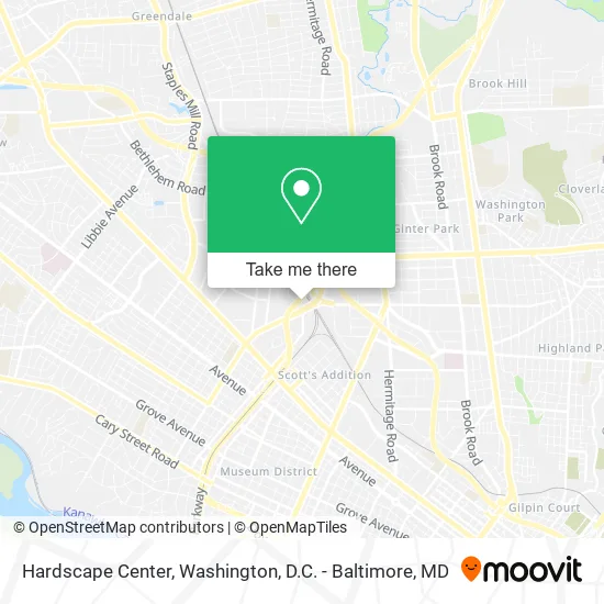 Hardscape Center map