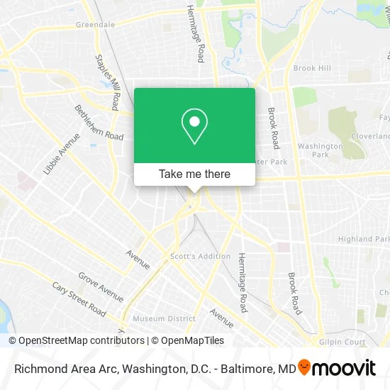 Richmond Area Arc map