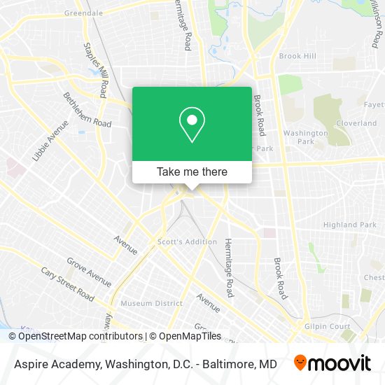 Aspire Academy map