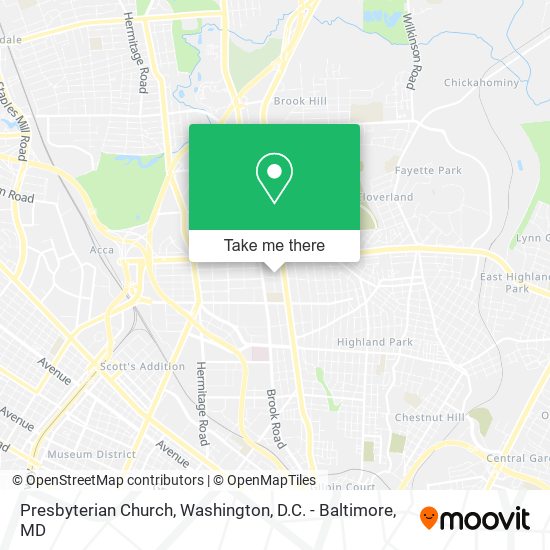 Mapa de Presbyterian Church