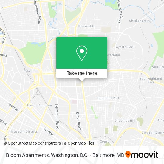 Bloom Apartments map