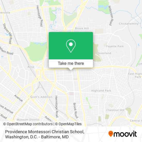 Providence Montessori Christian School map