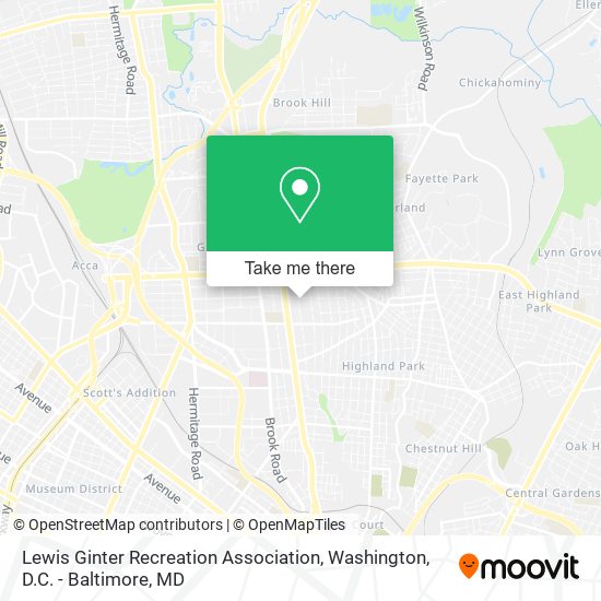 Mapa de Lewis Ginter Recreation Association