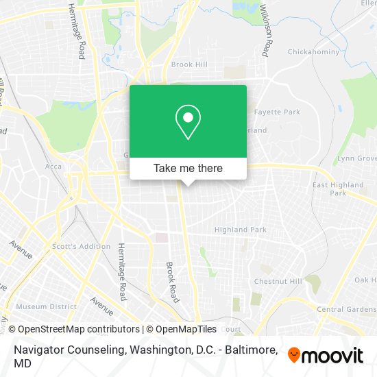 Navigator Counseling map