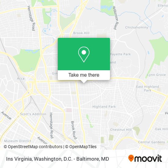 Mapa de Ins Virginia