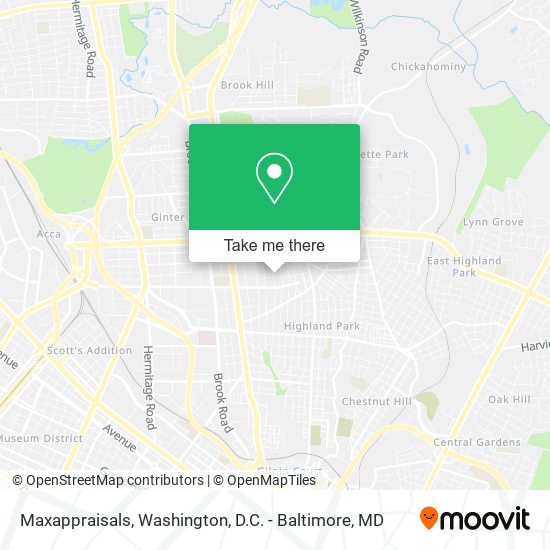 Maxappraisals map