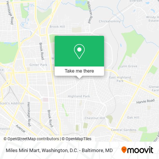 Mapa de Miles Mini Mart