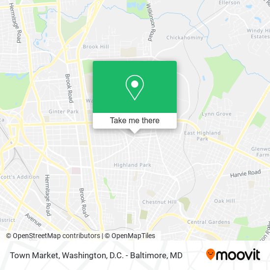 Town Market map