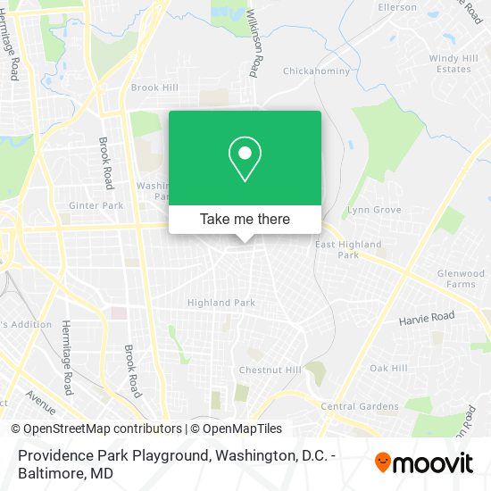Mapa de Providence Park Playground