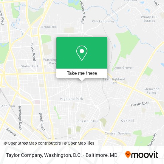 Mapa de Taylor Company