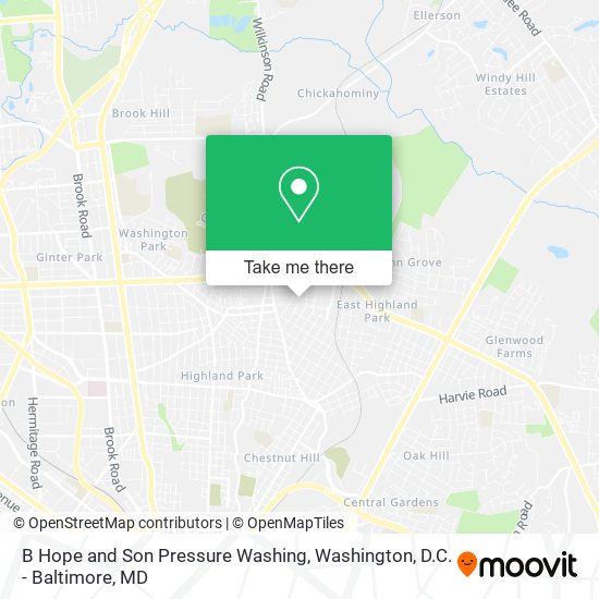 Mapa de B Hope and Son Pressure Washing