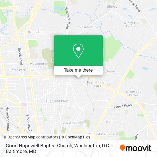 Good Hopewell Baptist Church map